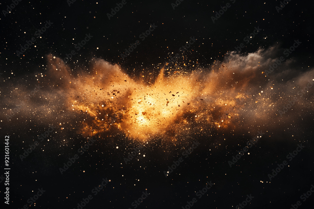 Night Sky Illuminated by a Bolide Explosion: A Celestial Phenomenon Night Sky Illuminated by a Bolide Explosion: A Celestial Phenomenon