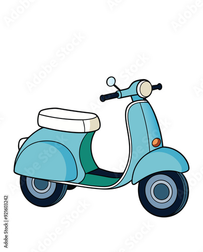 A scooter vector illustration