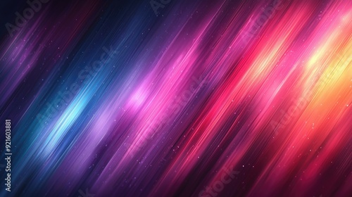 Vector background of pink and blue glowing lines with stars abstract space themed wallpaper