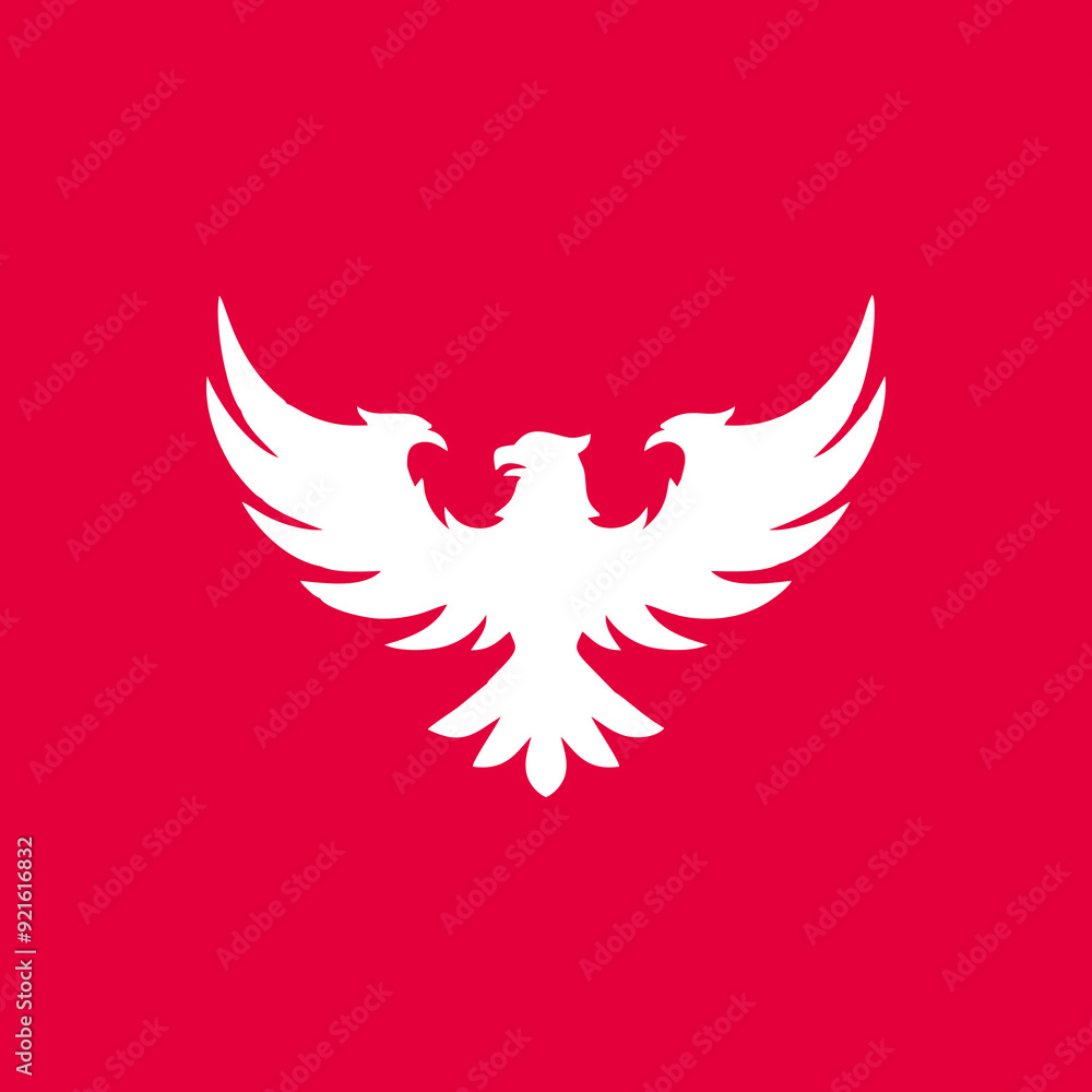 Obraz premium phoenix logo illustration