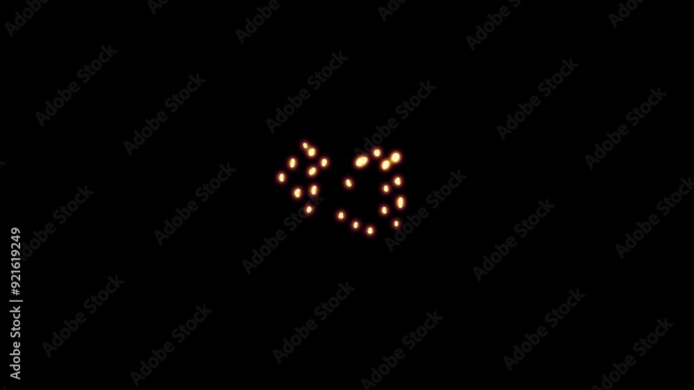 Glowing Scribble Neon FX Animation With Symbol Elements featuring a burning melting heart element Glowing Scribble Neon FX Animation With Symbol Elements featuring a burning melting heart element