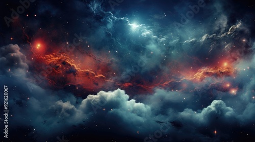 beautiful space, galaxy background