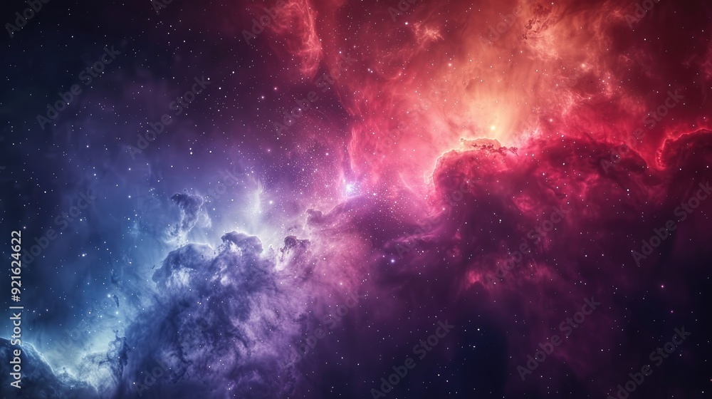Fototapeta premium beautiful space, galaxy background