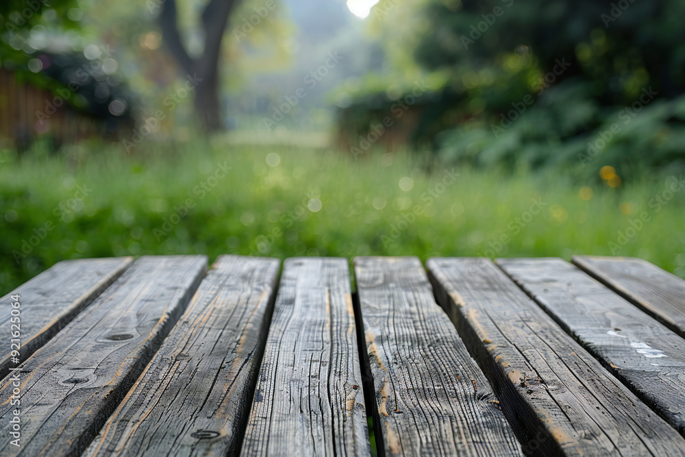 Rustic Wooden Table in Garden Setting – A Natural Outdoor Scene Perfect for Nature-Inspired Decor and Wooden Furniture Rustic Wooden Table in Garden Setting – A Natural Outdoor Scene Perfect for Nature-Inspired Decor and Wooden Furniture