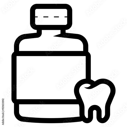 dental analgesic drug icon