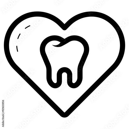 dental care love icon