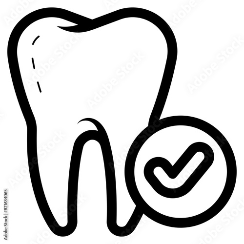 healthy tooth icon
