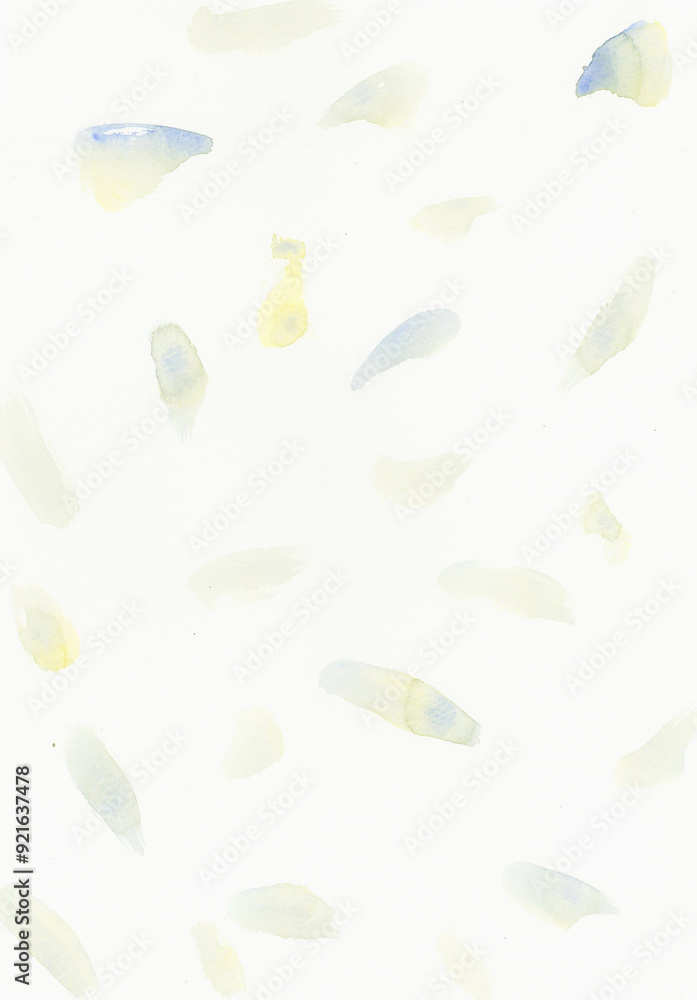 青いと黄色の花びらの模様 青いと黄色の花びらの模様