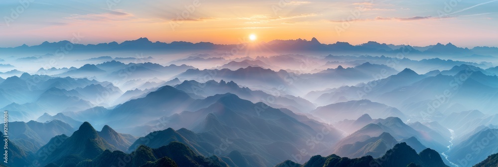 view of the majestic mountains