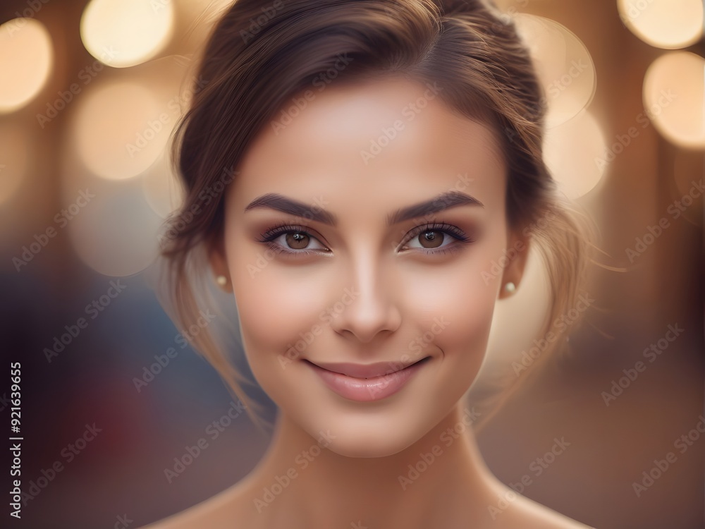 Naklejka premium portrait of a woman
