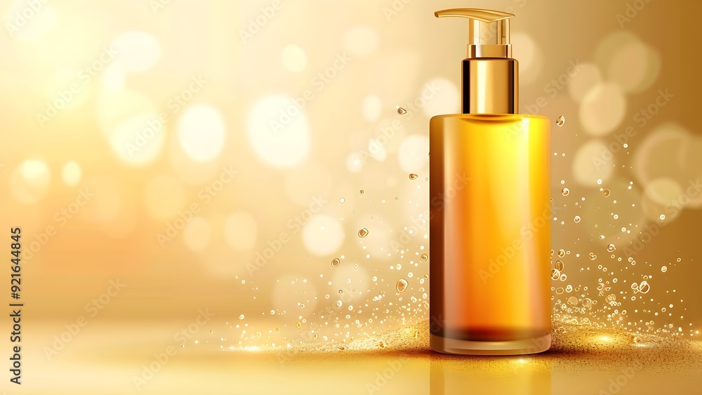 Yellow cosmetic perfume for beauty brand Yellow cosmetic perfume for beauty brand