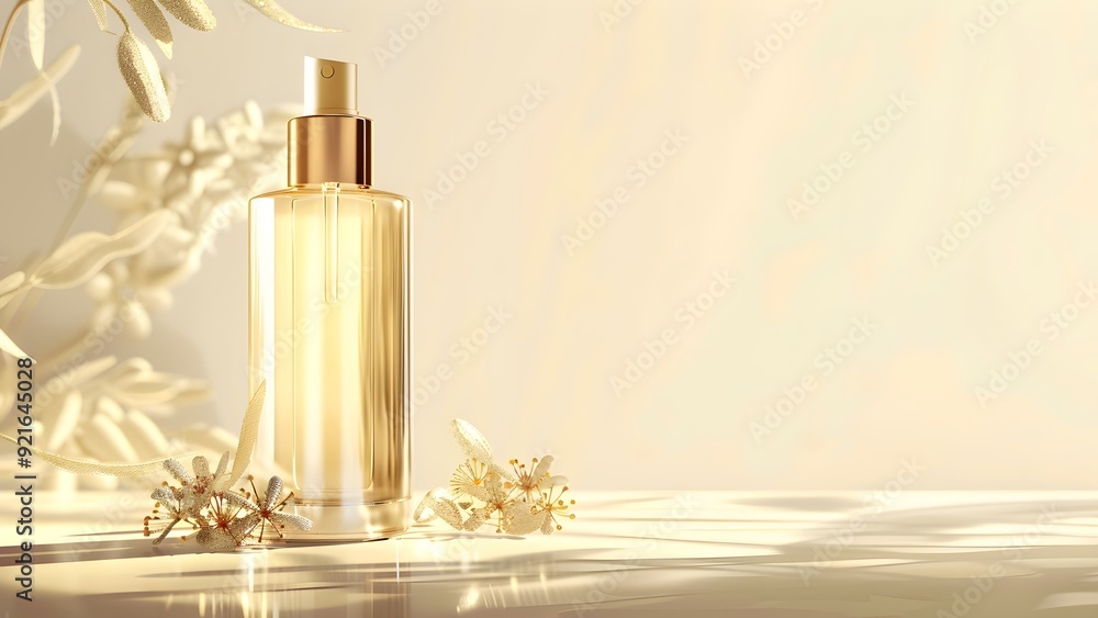 Yellow cosmetic perfume for beauty brand Yellow cosmetic perfume for beauty brand