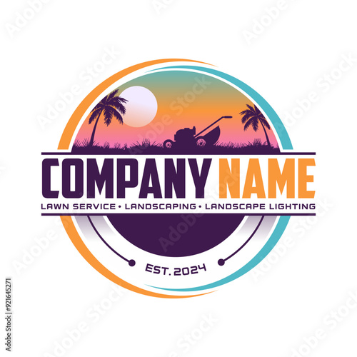 lawn care logo design creative idea design inspiration