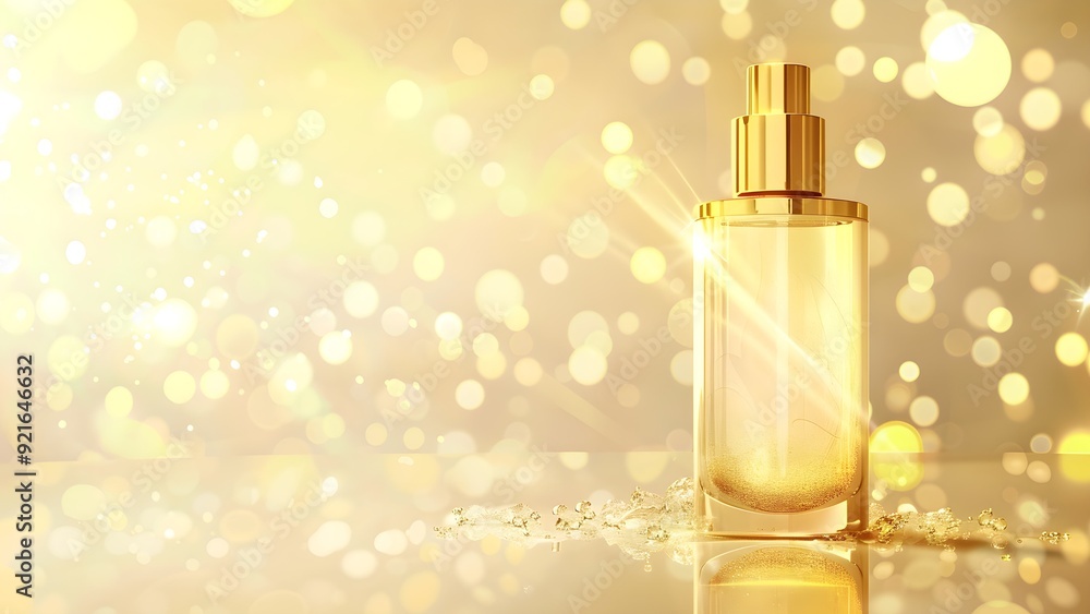 Yellow cosmetic perfume for beauty brand Yellow cosmetic perfume for beauty brand