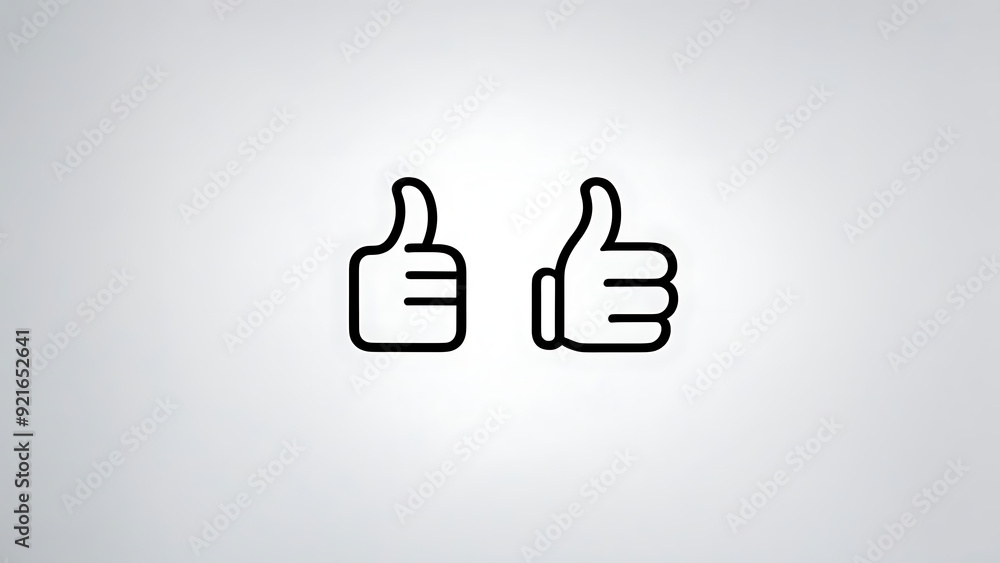Obraz premium Smiley face surrounded by positive symbols, thumbs-up gestures, stars, and happy emoticons Feedback rating and customer satisfaction, positive experiences and reviews. ai