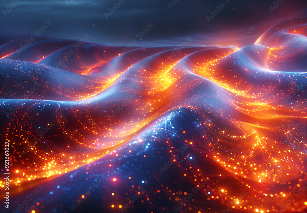 Waves Of Light Rippling SpaceTime Waves Of Light Rippling SpaceTime