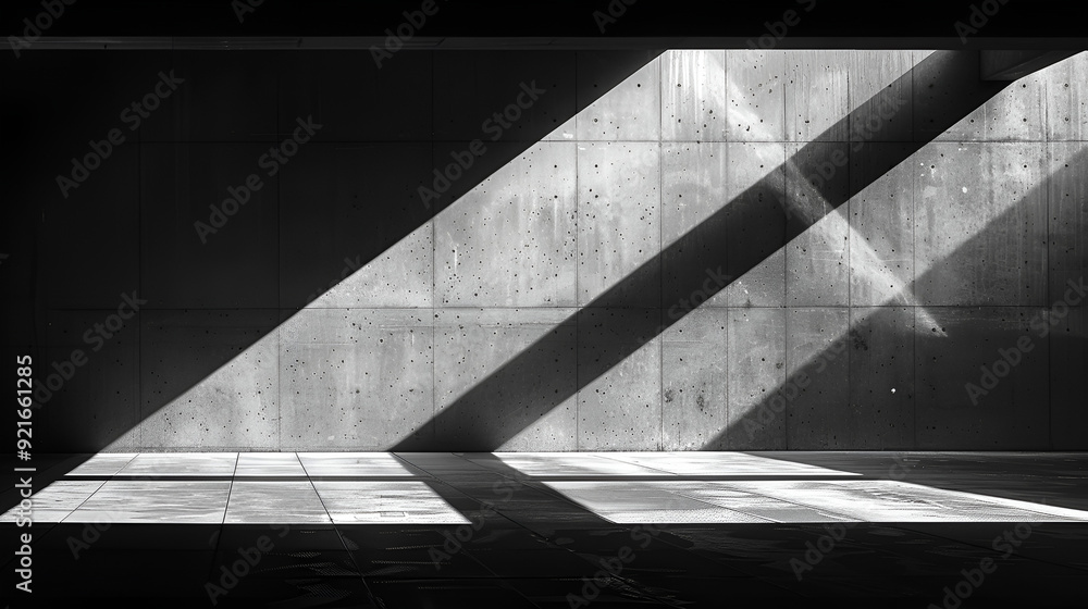 A black and white photo of a wall with a white line on it
