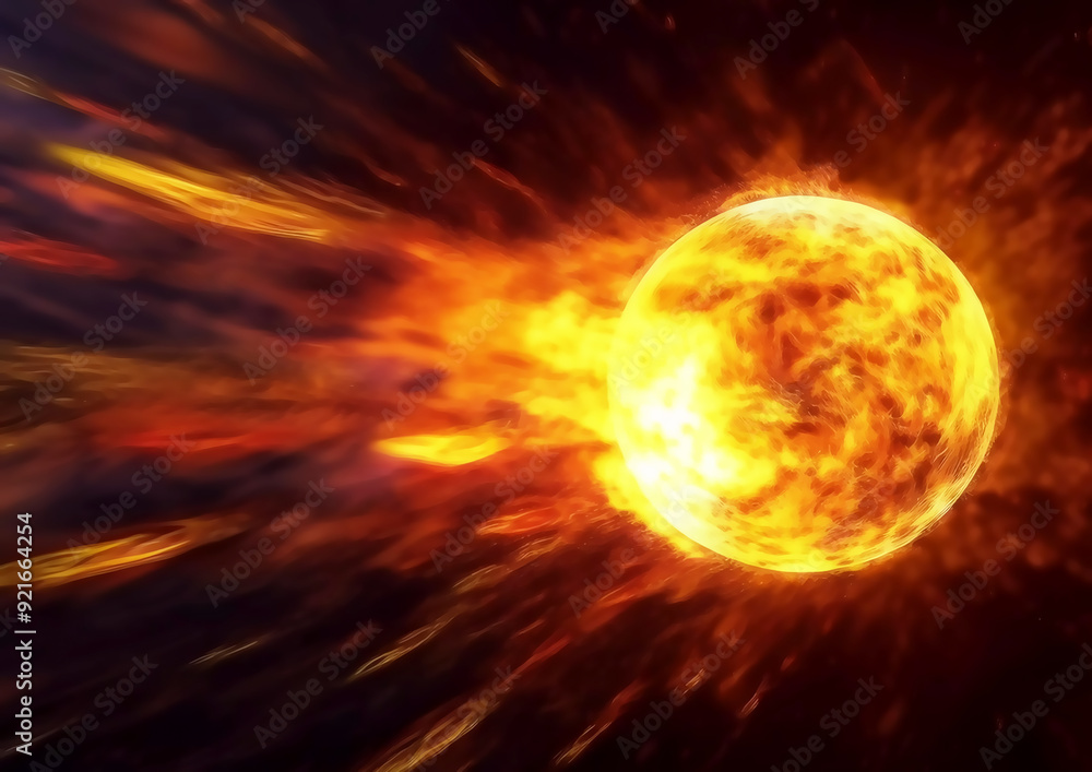 burning sun in the shape of the earth burning sun in the shape of the earth