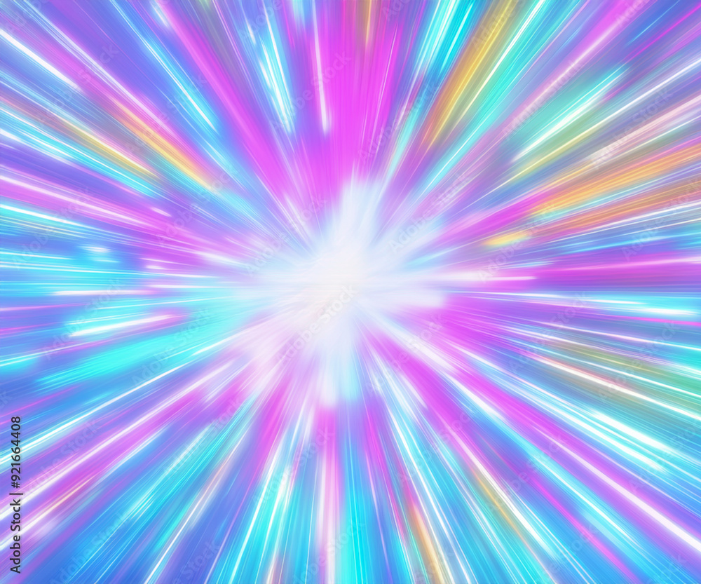 Colorful abstract radiant flash. Explosion hyper acceleration race for speed in futuristic outer space. Colorful abstract radiant flash. Explosion hyper acceleration race for speed in futuristic outer space.
