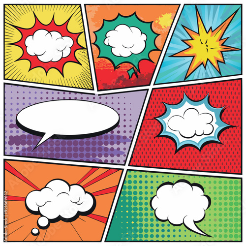 A bonk Comic book  bubble vector illustration icon design