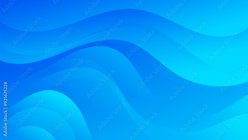 Fototapeta premium A vibrant gradient wave background, ideal for adding a visually appealing and contemporary look to your designs