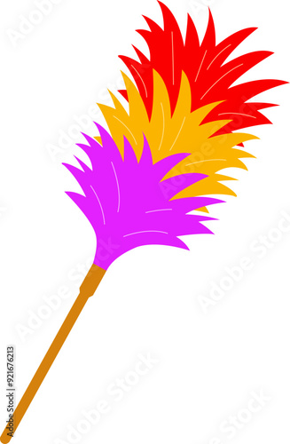 Feather duster illustration