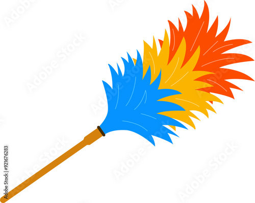 Feather duster illustration