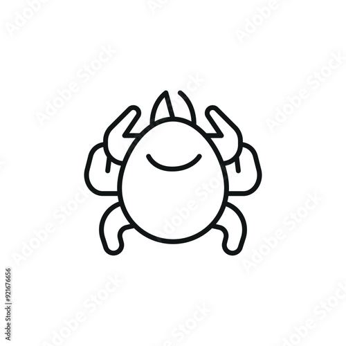Dust mite allergy icon. Simple dust mite allergy icon for social media, app, and web design. Vector illustration
