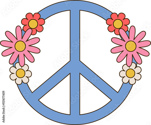 Retro Peace Sign