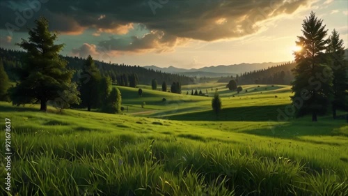 Vast green scenery