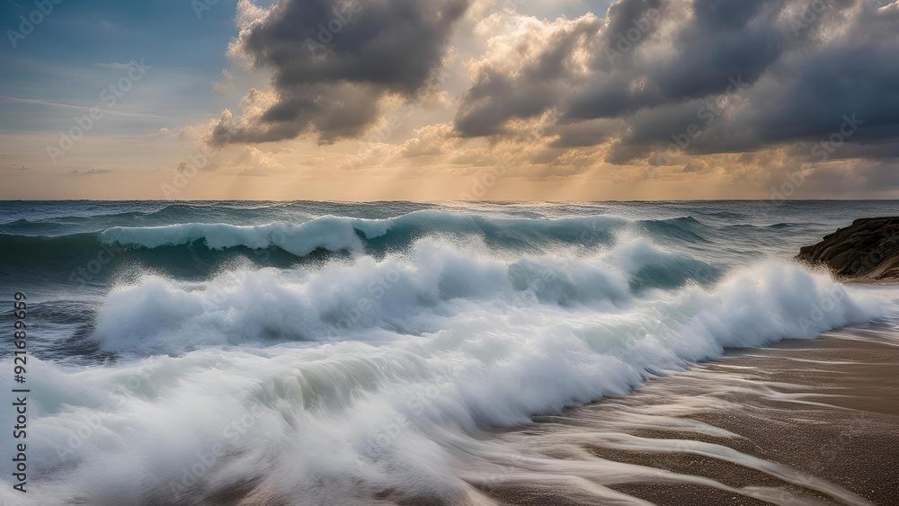 Obraz premium clouds over the sea