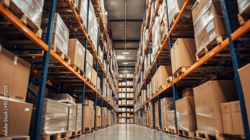 Warehouse storage for rent. Secure space for storing your belongings. Shelves and containers available for organizing items. Ideal for businesses and individuals.