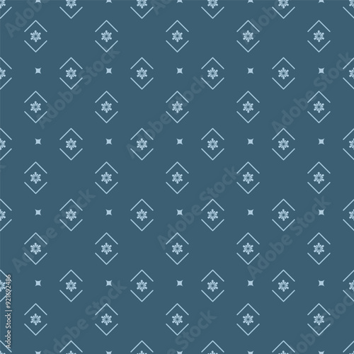 Seamless vector pattern. Background texture in geometric ornamental style. Perfect for textile print.