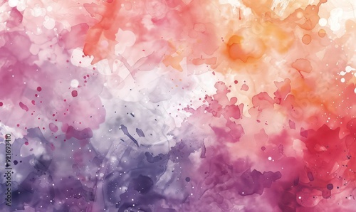 watercolor of drips and splatters background is shown