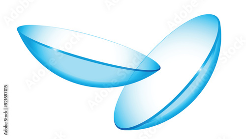 contact lens vector illustration