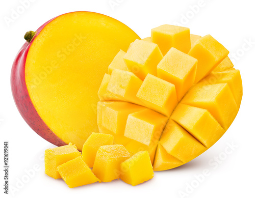 Mango isolated on white background photo