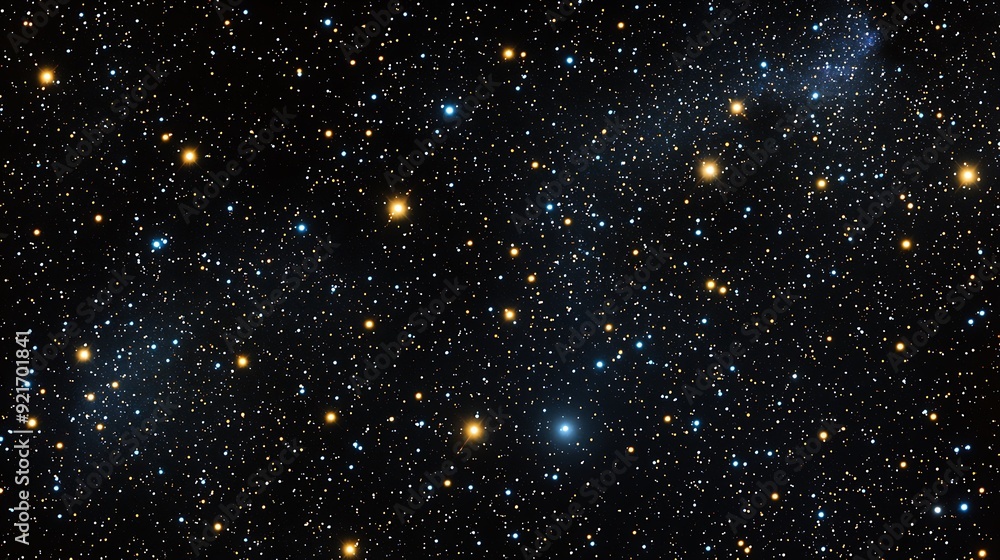 A vast expanse of space with countless stars shining brightly against a deep black background. A vast expanse of space with countless stars shining brightly against a deep black background.