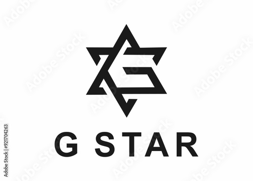 letter g star logo, design, Vector, illustration, creative icon, template