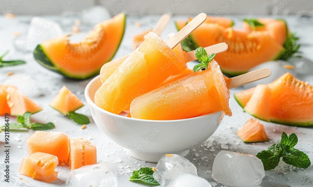 food background delicious fruit flavored ice cream served has an attractive taste Generate AI food background delicious fruit flavored ice cream served has an attractive taste Generate AI
