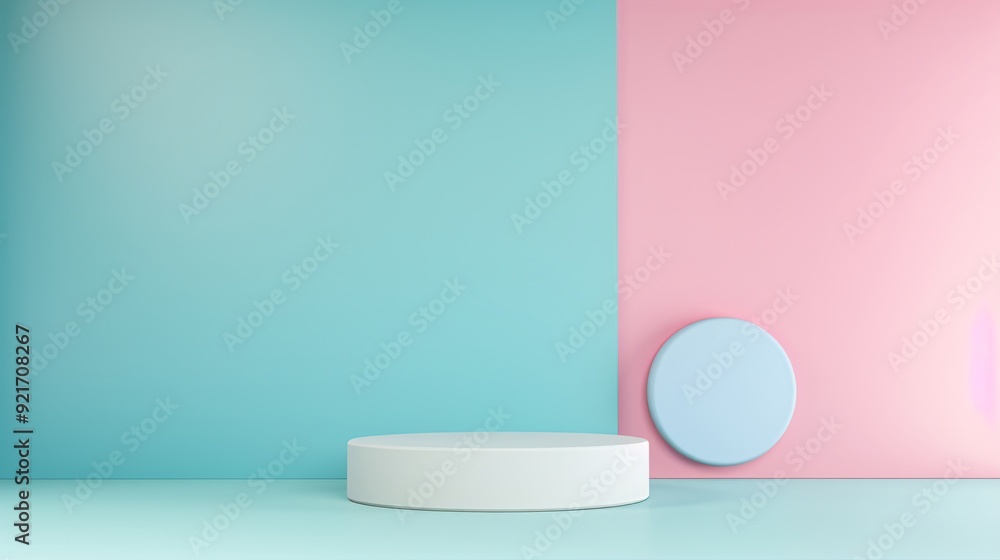 Against a soft, gradient background, a 3D podium with a smooth, metallic finish catches the eye. The design's simplicity and the ample copyspace make it perfect for highlighting key messages or Against a soft, gradient background, a 3D podium with a smooth, metallic finish catches the eye. The design's simplicity and the ample copyspace make it perfect for highlighting key messages or