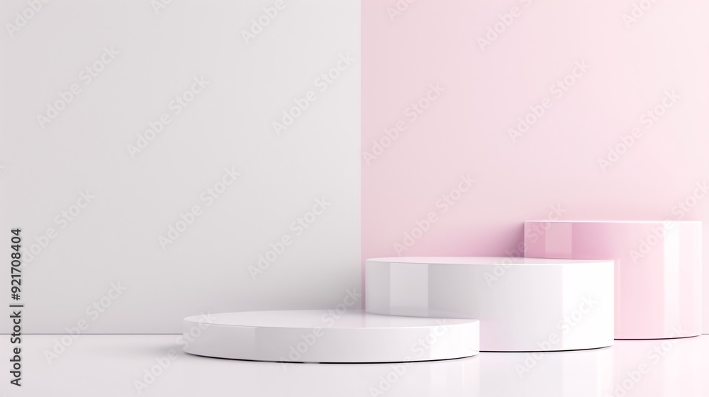 A 3D podium with a layered, stepped design is set against a clean, neutral background. The ample copyspace offers versatility for text or branding, making it ideal for advertising. A 3D podium with a layered, stepped design is set against a clean, neutral background. The ample copyspace offers versatility for text or branding, making it ideal for advertising.