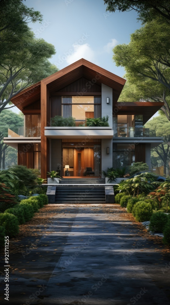 Obraz premium Beautiful Home Exterior