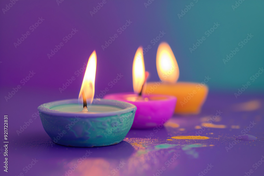 Beautiful greeting card with bright holiday composition for happy and celebrate Diwali Beautiful greeting card with bright holiday composition for happy and celebrate Diwali