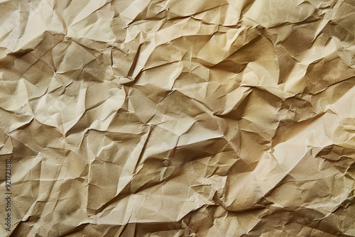 Beautiful texture old crumpled paper, design abstract background