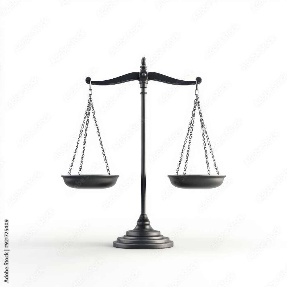 A minimalist monochrome illustration of a scale of justice, balancing ethics and reform, isolated on a white background. A minimalist monochrome illustration of a scale of justice, balancing ethics and reform, isolated on a white background.