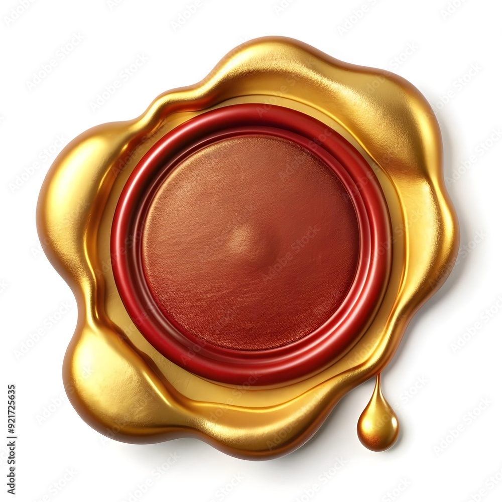 gold wax seal gold wax seal
