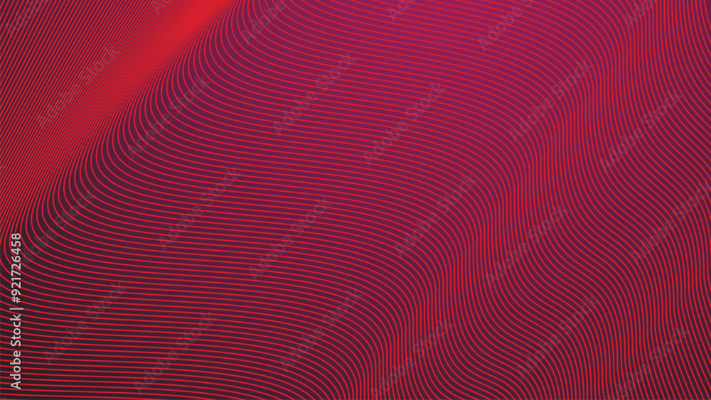 Red gradient with curve line abstract background vector image Red gradient with curve line abstract background vector image