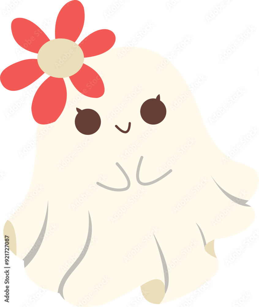 Cute Ghost Illustration Cute Ghost Illustration