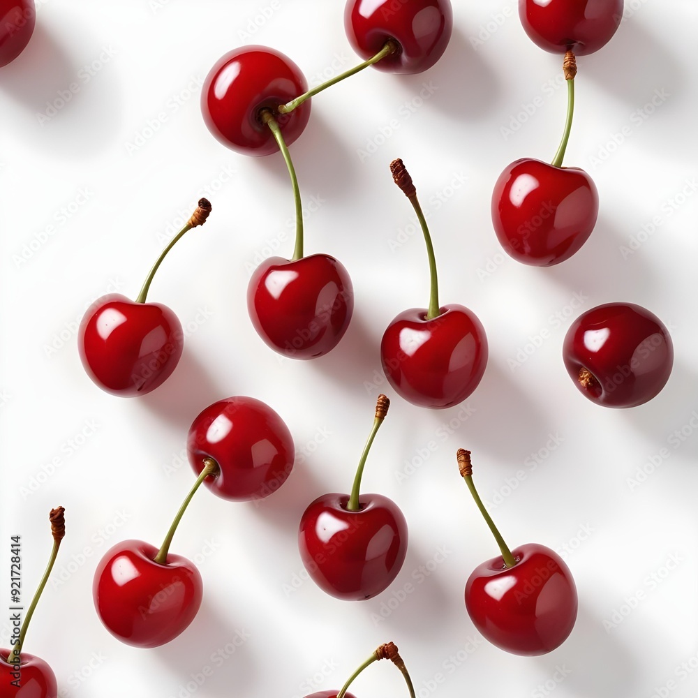 cherries seamless pattern cherries seamless pattern