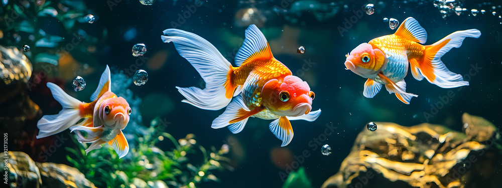 Fototapeta premium Vibrant Goldfish